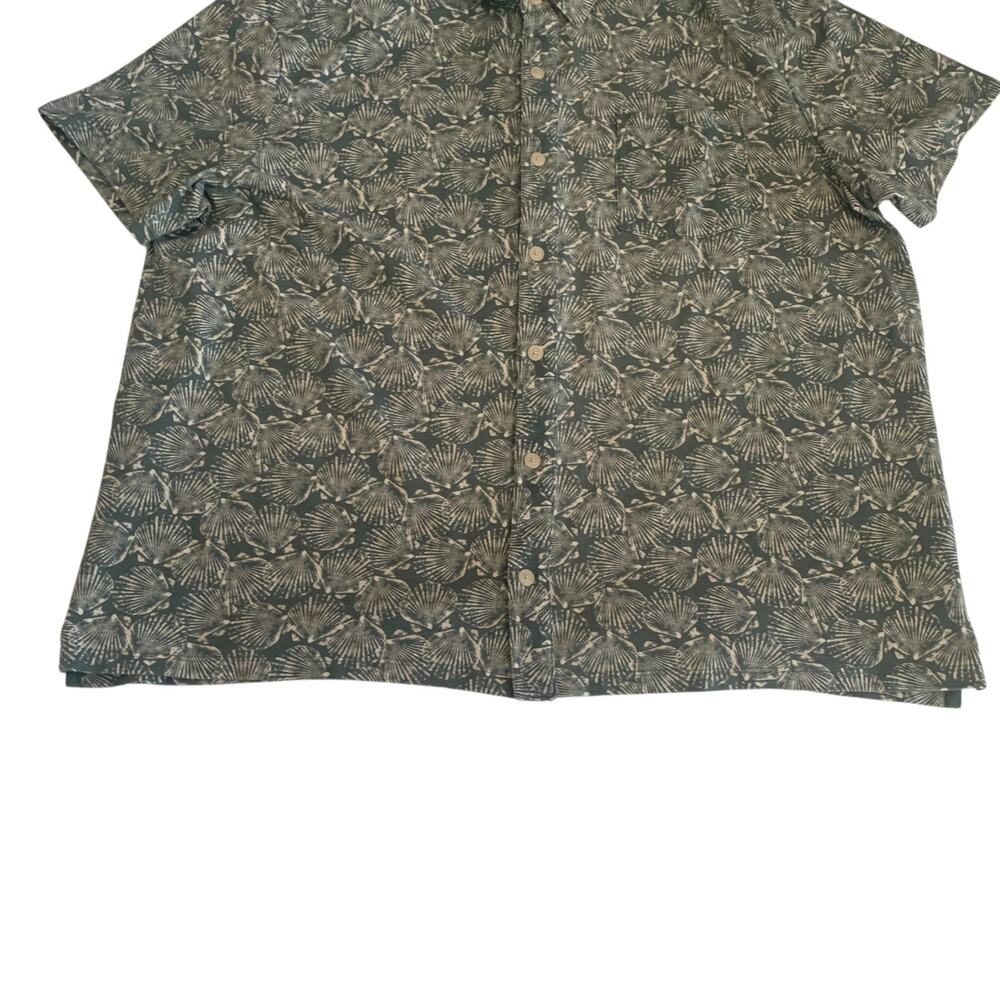 L.L. Bean Mens Size XL Reg Traditional Fit Hawaiian Button Up Short Sleeve Shirt - Picture 12 of 16
